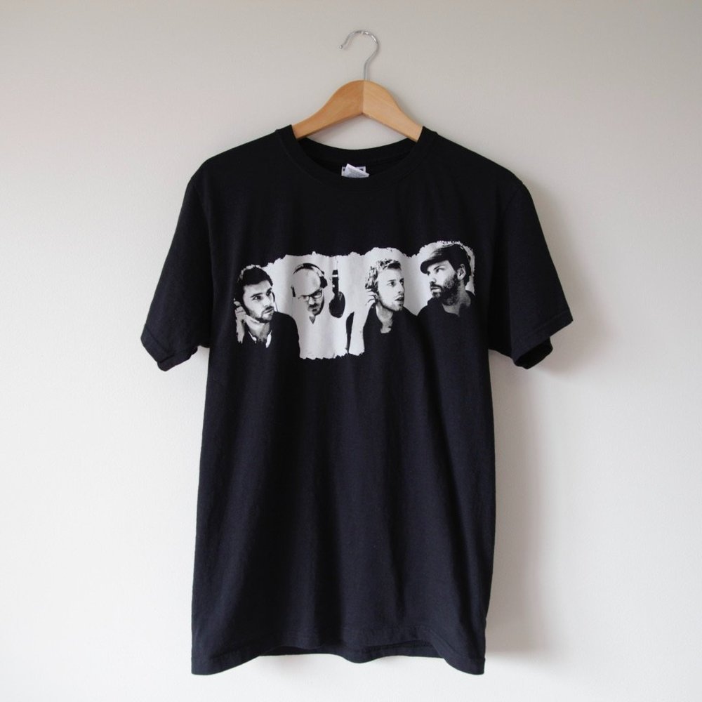 Coldplay Viva La Vida Tour Graphic T-Shirt, Concert Tee, Pop Rock Music, Medium